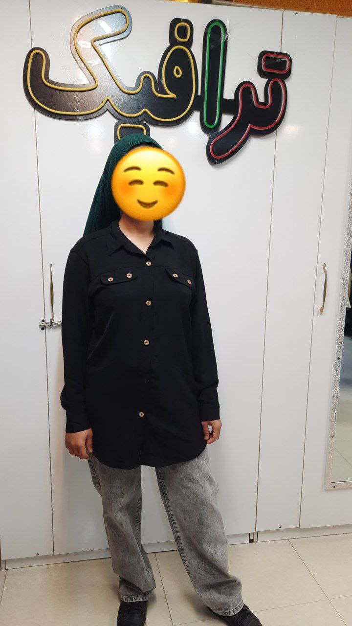 مانتو ابروبادی مدل ساده برند ترافیک